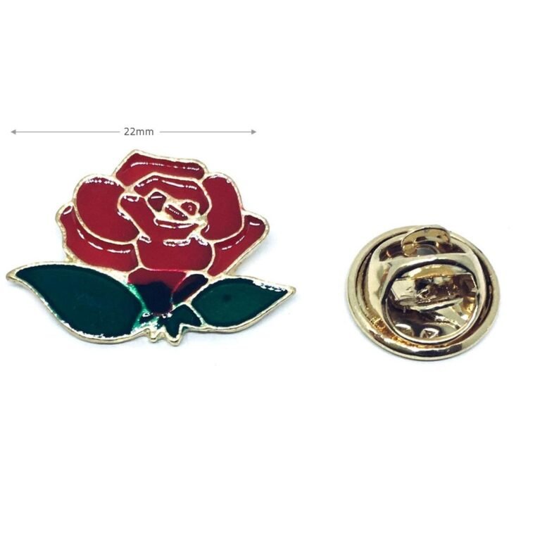 Rose Lapel Pins Bulk | Rose Pins Wholesale | Rose Pins in Bulk