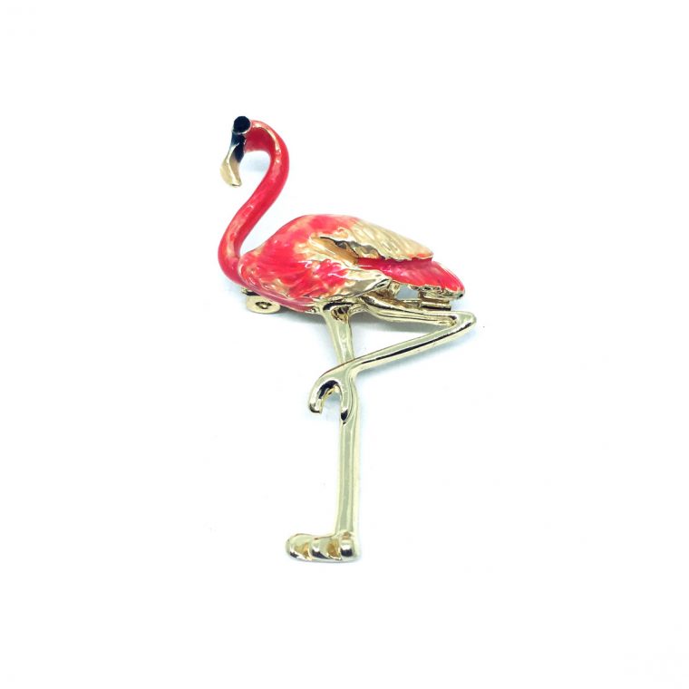 Flamingo Pins Bulk | Flamingo Lapel Pins Wholesale