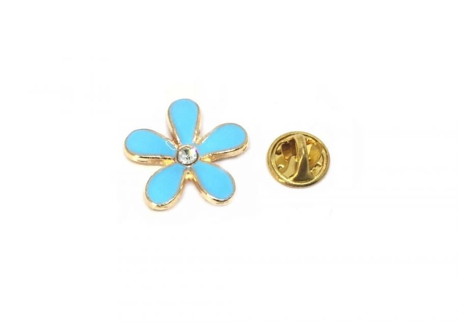 Forget Me Not Pin Badge | FINOX