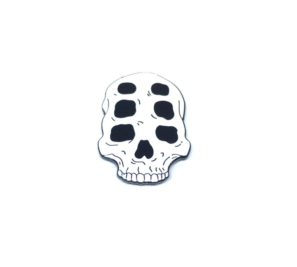 Skull Horror Enamel Pin | FINOX