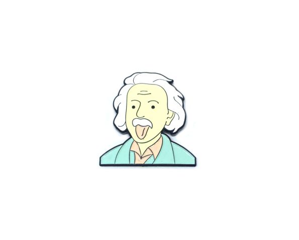 Einstein Pin Badge