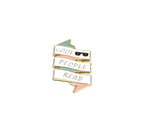 'Cool People Read' Enamel Pin