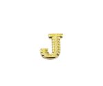 FPAL-039 Silver Alphabet Letter J Pin