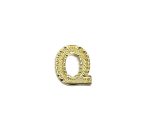 FPAL-046 Silver Alphabet Letter Q Pin