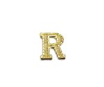 FPAL-047 Gold Alphabet Letter R Pin