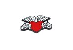 FPAW-026 ‘Rise Above’ Heart Wings Enamel Pin