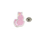 FANI-101 Pink Leopard Enamel Lapel Pin