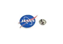 Nasa theme Jesus Lapel Pin