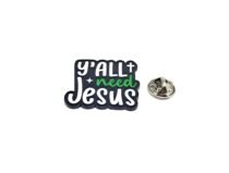 'All need Jesus' Lapel Pin