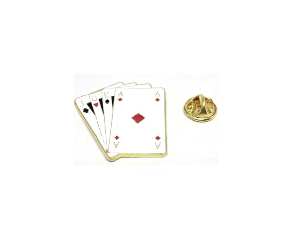 Playing Cards Decoration Hat Pin