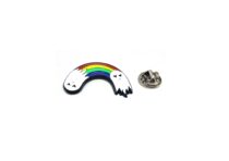 Rainbow Ghost Halloween Lapel Pin Badge