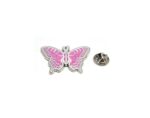 Pink Butterfly Enamel Lapel Pin