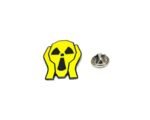 Yellow Warning Sign Pay Attention To Radiation Enamel Pin