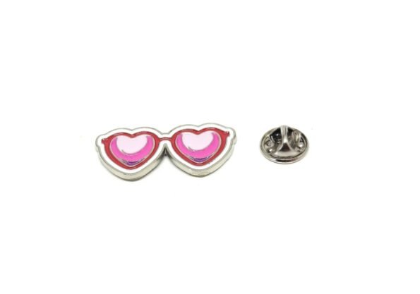 Pink Sunglasses Enamel Pin