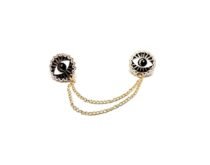 Evil Eyes Brooch Chain Lapel Pin