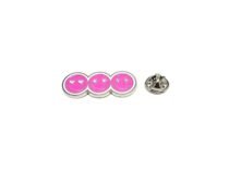 Pink Enamel Lapel Pin Badge