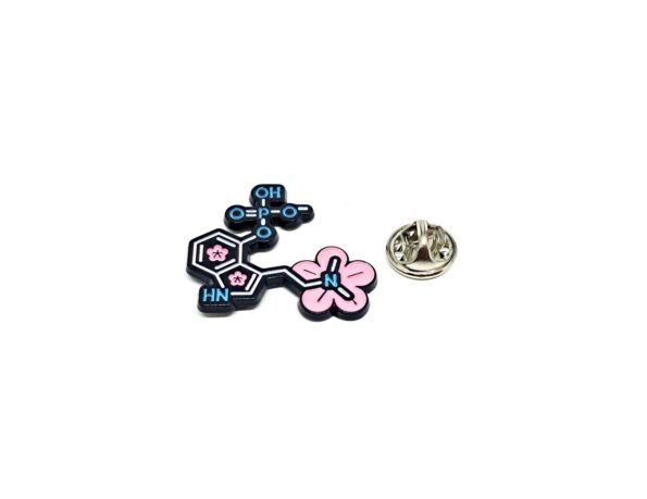 Chemistry Science Molecules Structure Lapel Pin