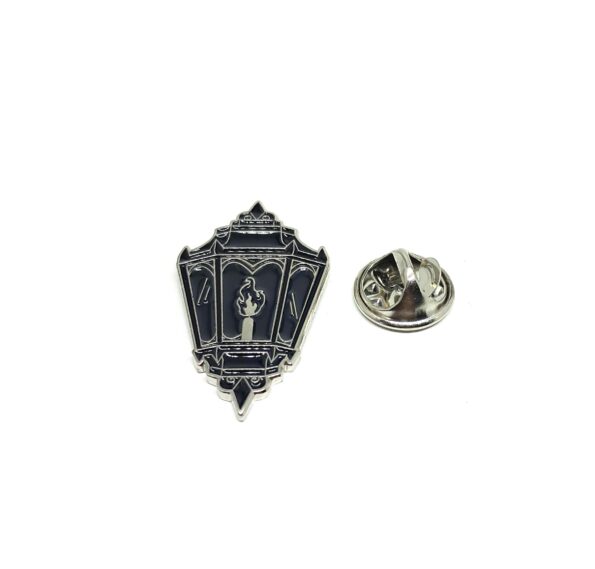 Black Fire Lantern Enamel Pin