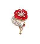 FPOPY-005 Metal Poppy Pin