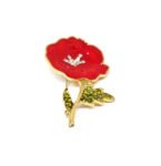 Red Poppy Pin