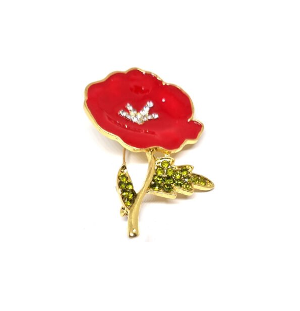 Red Poppy Pin