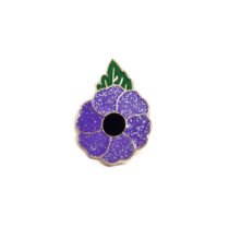 Purple Poppy Pin