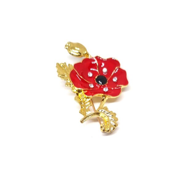 Large Poppy Brooch