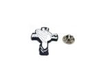 Praying Hands Cross Lapel Pin