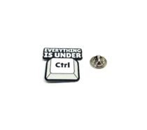 Computer Program Code Enamel Pin