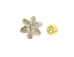 AFLA-061 Crystal Flower Lapel Pin