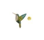 FBIHM-010 Crystal Hummingbird Pin