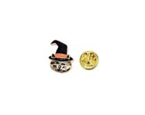 Cat in Hat Enamel Pin