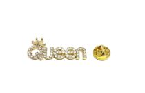 Queen Crown Lapel Pin