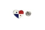 FFLA-029 Panama Heart Flag Lapel Pin