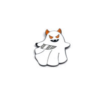 Spooky Ghost Halloween Pin