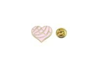 Pink Enamel Heart Lapel Pin