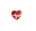 FMED-036 Medical Heartbeat Enamel Pin