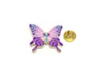 FPBT-094 Pink Purple Butterfly Enamel Pin