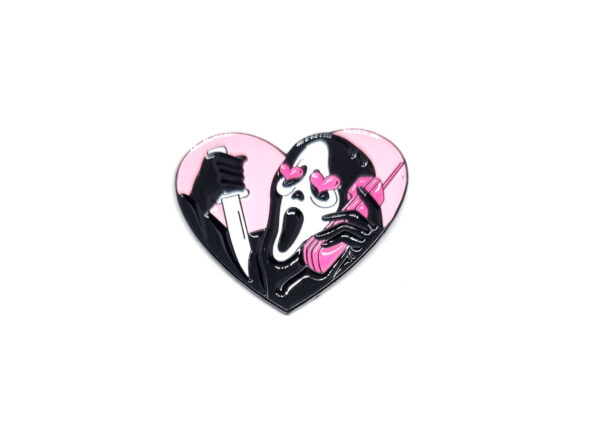 Scary Ghost face Horror Pin