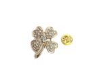 FPSM-023 Crystal Shamrock Pin