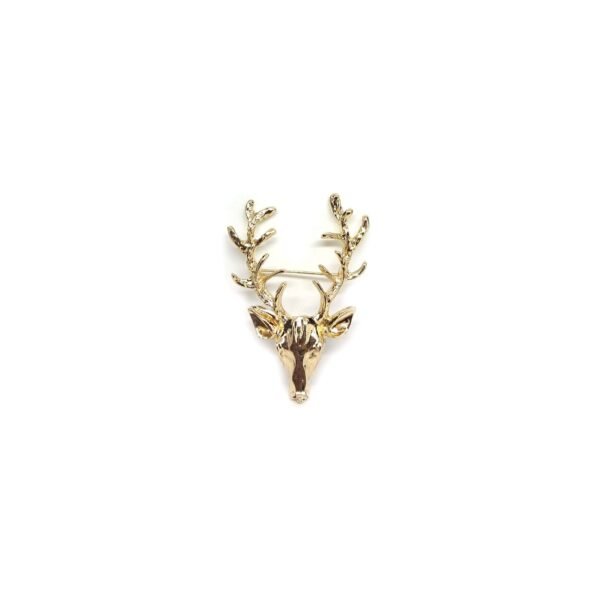 Deer Christmas Brooch Pin