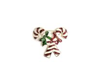 Candy Cane Christmas Enamel Pin