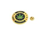 FWEED-009 ‘Pot Committed’ Weed Round Pin