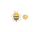 Honey Bee Pin for Clothing and Accessories