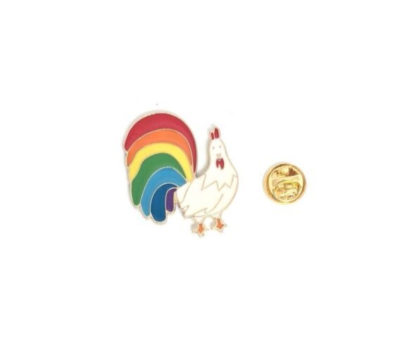 Rooster Enamel Pin