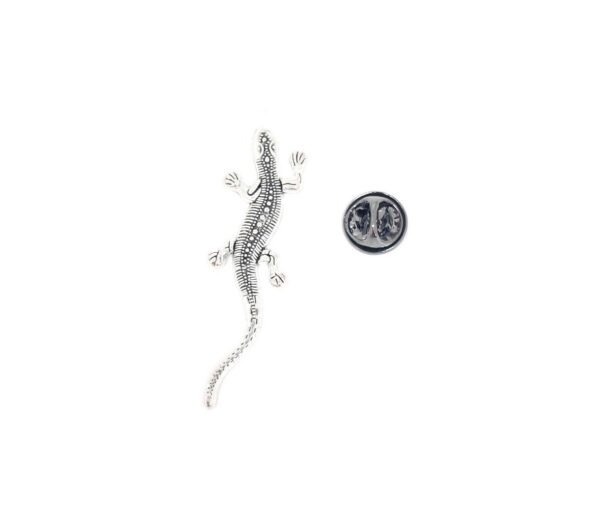 Antique Lizard Lapel Pin