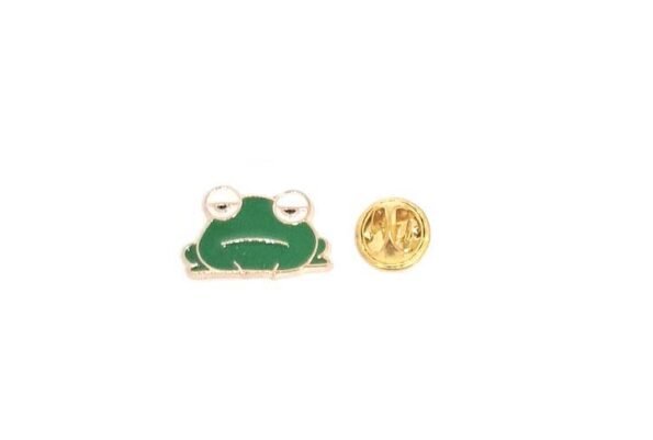 Funny Frog Enamel Pin