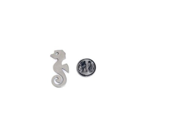 Seahorse Shaped Lapel Pin