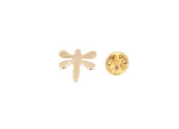 Tiny Gold Dragonfly Lapel Pin