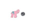 FELP-026 Black Enamel Elephant Pin